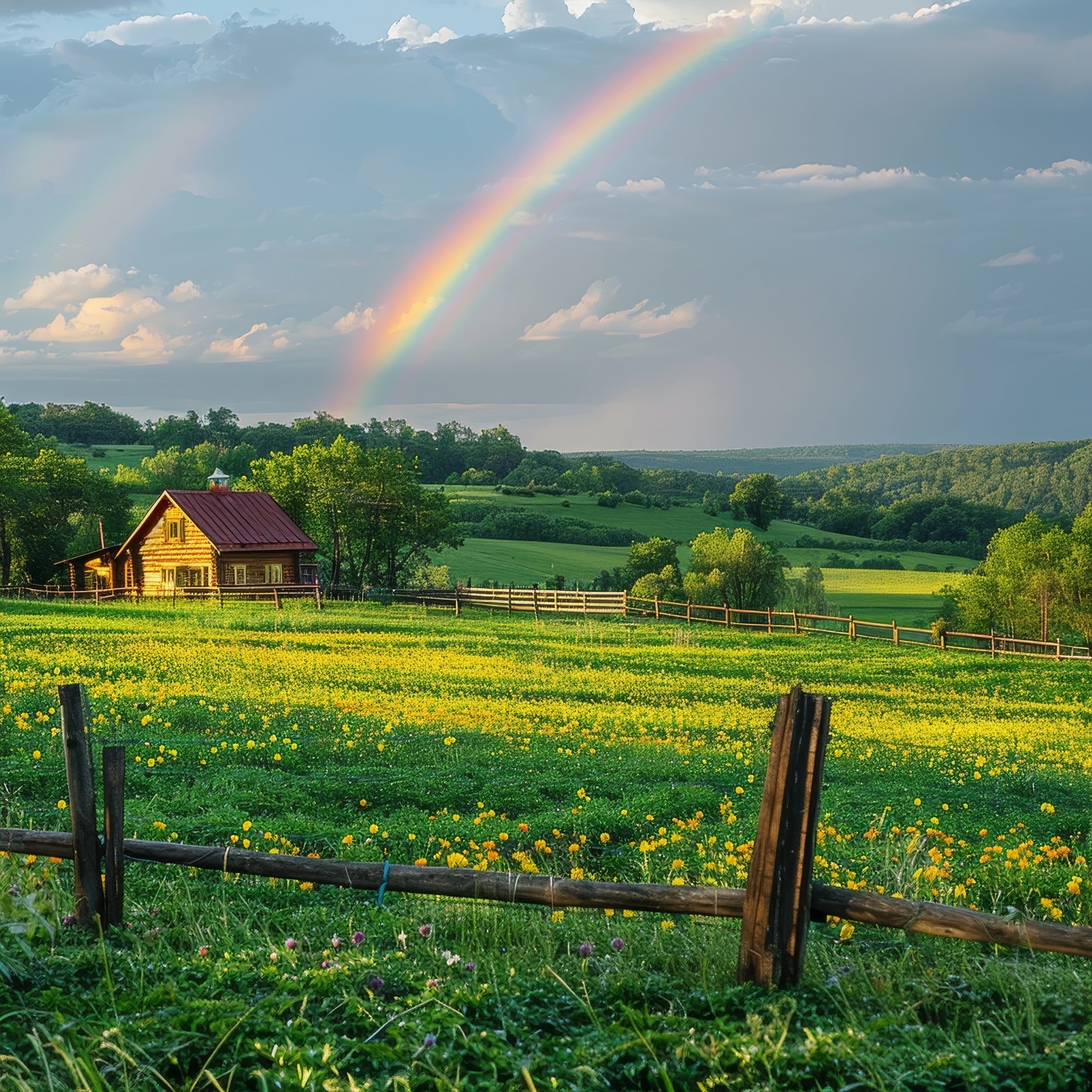 Rainbow background